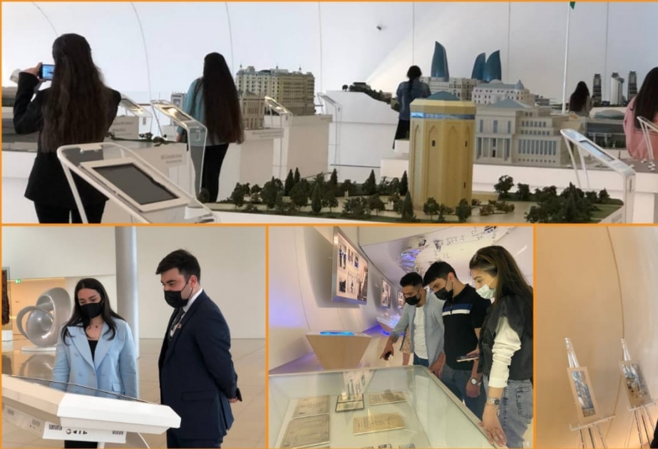ADPU Tələbə Gənclər Təşkilatının nümayəndələri Heydər Əliyev Mərkəzində ekskursiyada olublar