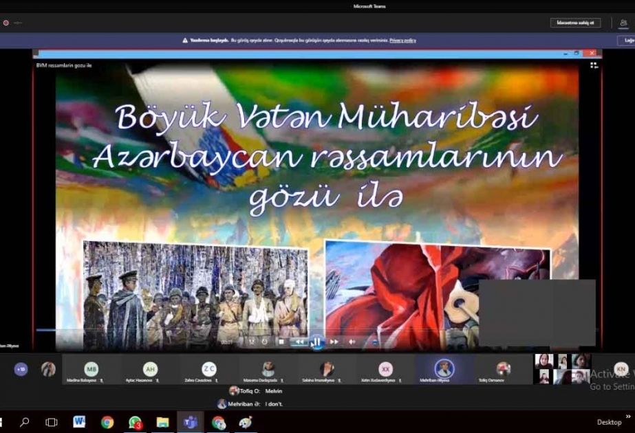 Mülki Aviasiya Muzeyi faşizm üzərində Qələbənin 76-cı ildönümü ilə bağlı tədbir keçirib
