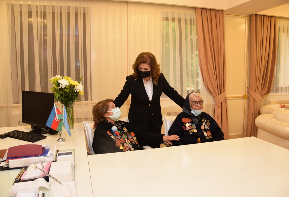 Ailə, Qadın və Uşaq Problemləri üzrə Dövlət Komitəsinin sədri Müharibə, Əmək və Silahlı Qüvvələr Veteranları Təşkilatında olub