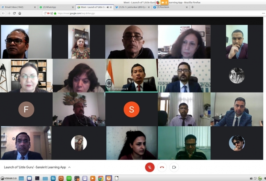 La Embajada de la India en Bakú presenta una nueva aplicación de aprendizaje de sánscrito, 'Little Guru'