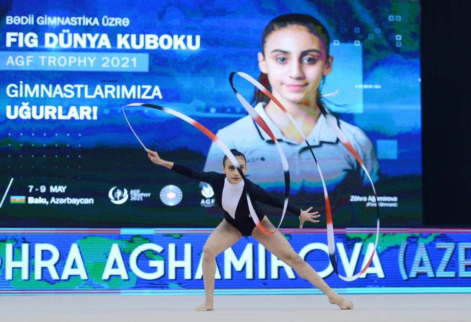 Азербайджанская гимнастка Зохра Агамирова вышла в финал Кубка мира