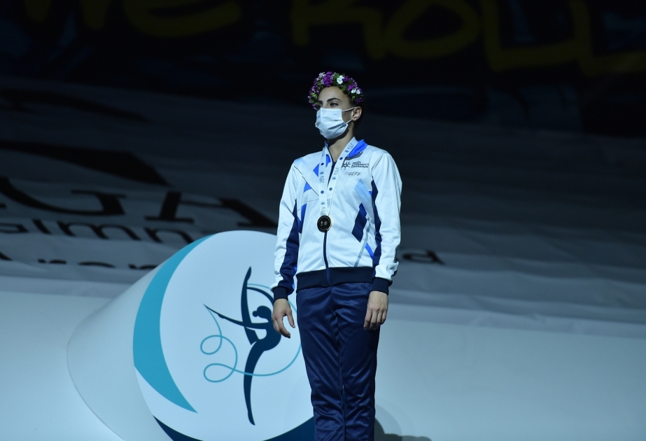 İsrail gimnastı Linoy Aşram Bakıda ikinci qızıl medalını qazanıb