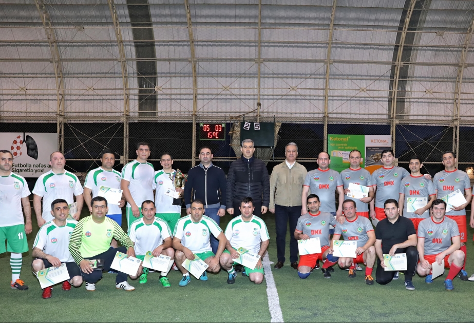 Dövlət Miqrasiya Xidmətinin idarələrarası minifutbol turniri keçirilib