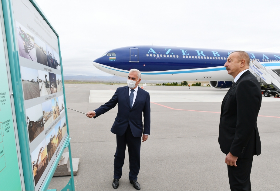 Presentación de la nueva pista del Aeropuerto Internacional de Najchiván