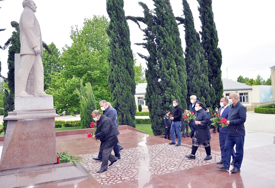 Ulu öndər Heydər Əliyevin doğum günü münasibətilə Ağdamda 700 ədəd ağac əkilib
