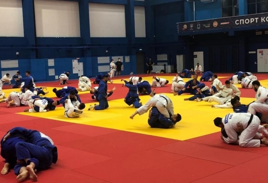 Des judokas azerbaïdjanais s’entraînent à Kazan