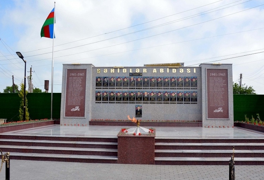 Masallının Birinci Yeddioymaq kəndində inşa edilən “Şəhidlər parkı”nın açılışı olub