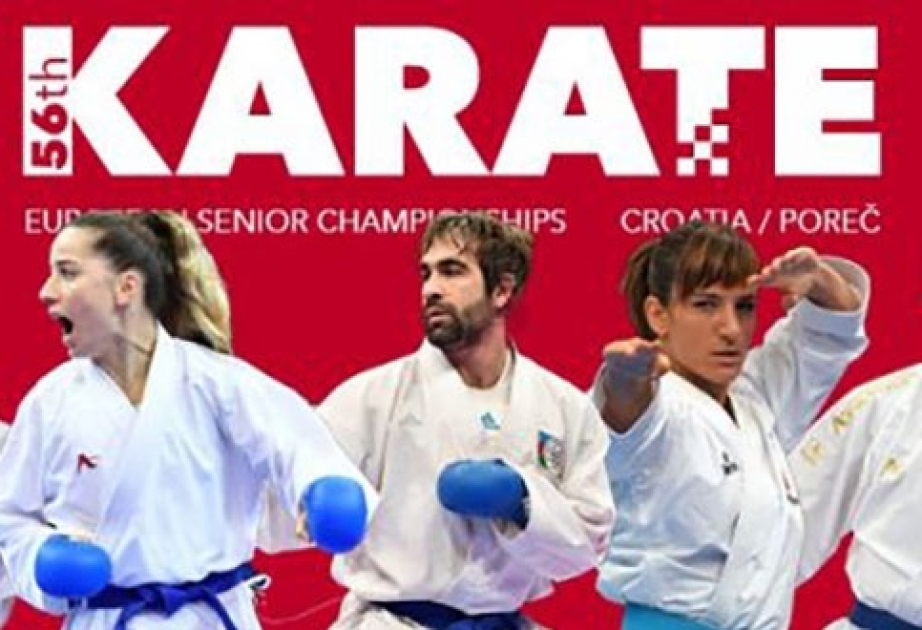 Avropa çempionatının posterində Azərbaycan karateçisi Rafael Ağayevin də şəkli yer alıb