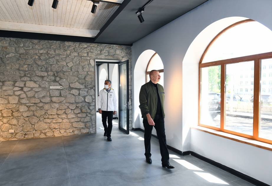 President Ilham Aliyev viewed work done at Shusha Art Gallery VIDEO