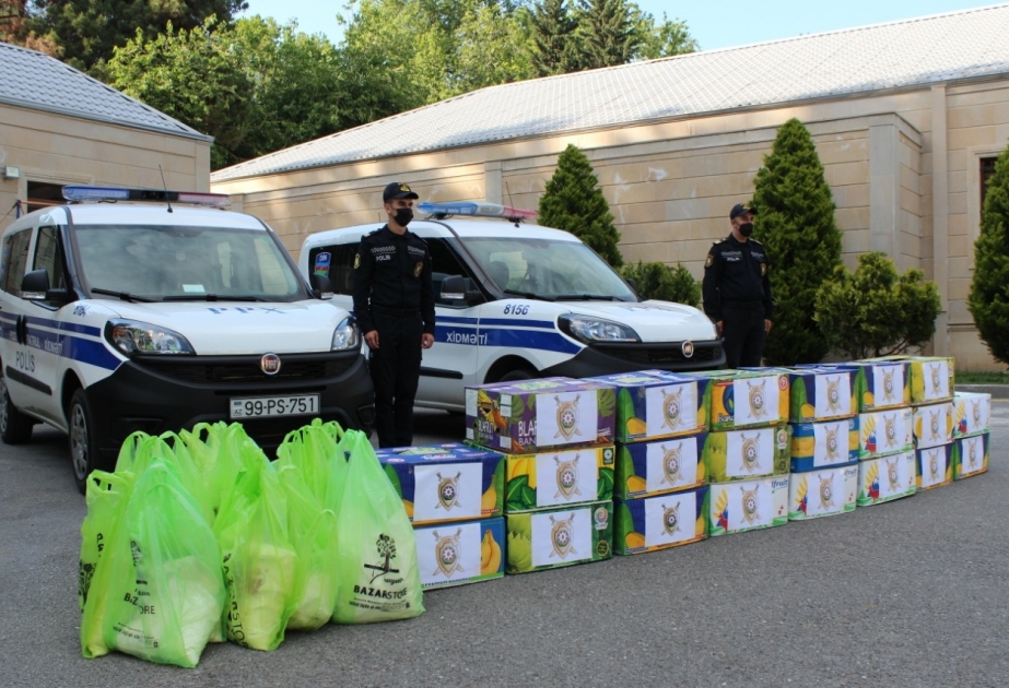 Polislər Mingəçevir və Zaqatalada şəhid ailələrini, qaziləri və aztəminatlı soydaşlarımızı ziyarət ediblər