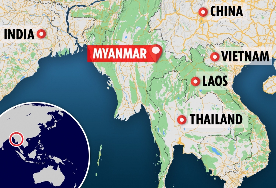 Erdbeben der Stärke 4.5 in Myanmar