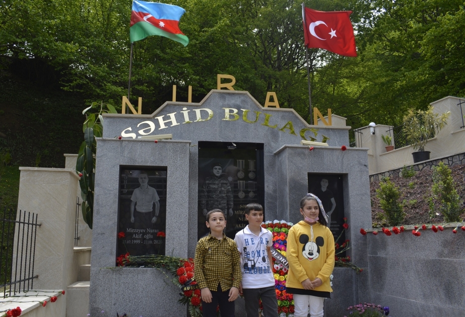 Qubada Vətən müharibəsi şəhidi Nuran Mirzəyevin xatirəsi əbədiləşdirilib