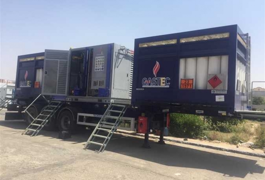 Egypt launches Middle East's first mobile natural gas station