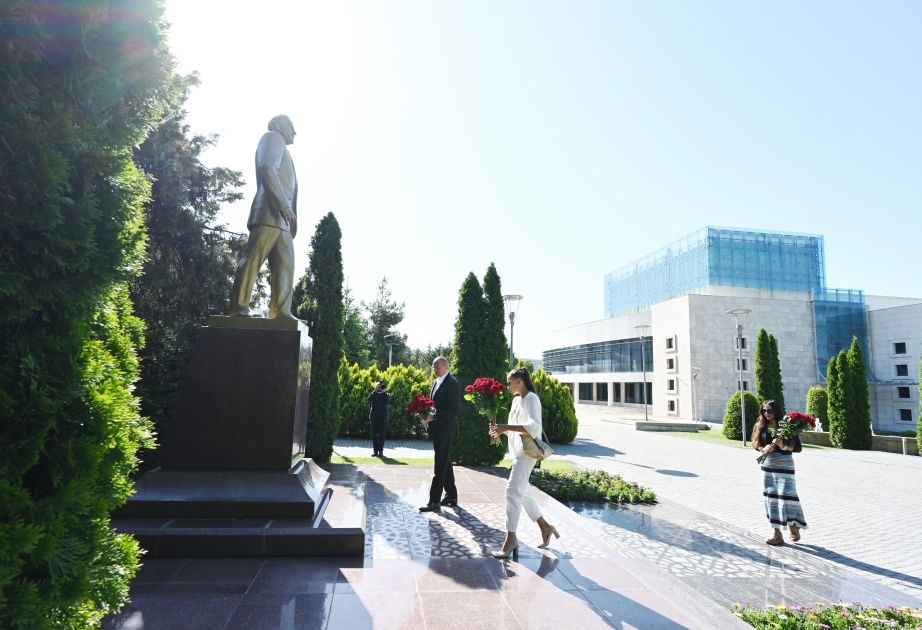 Präsident Ilham Aliyev zu Besuch im Rayon Gabala VIDEO