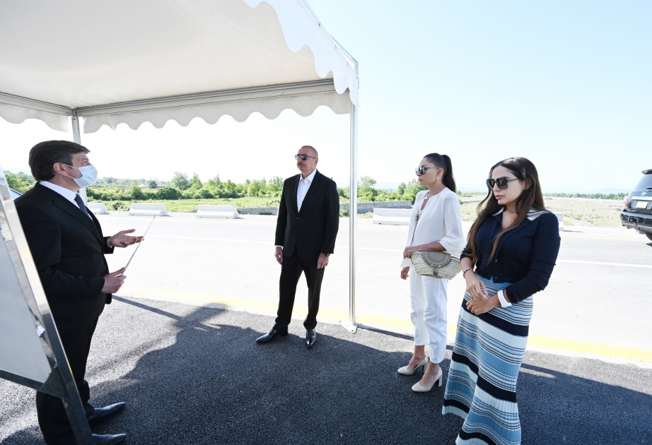 Gabala: Neue Brücke und Automobilstraße nach Rekonstruktion wieder zur Nutzung übergeben VIDEO