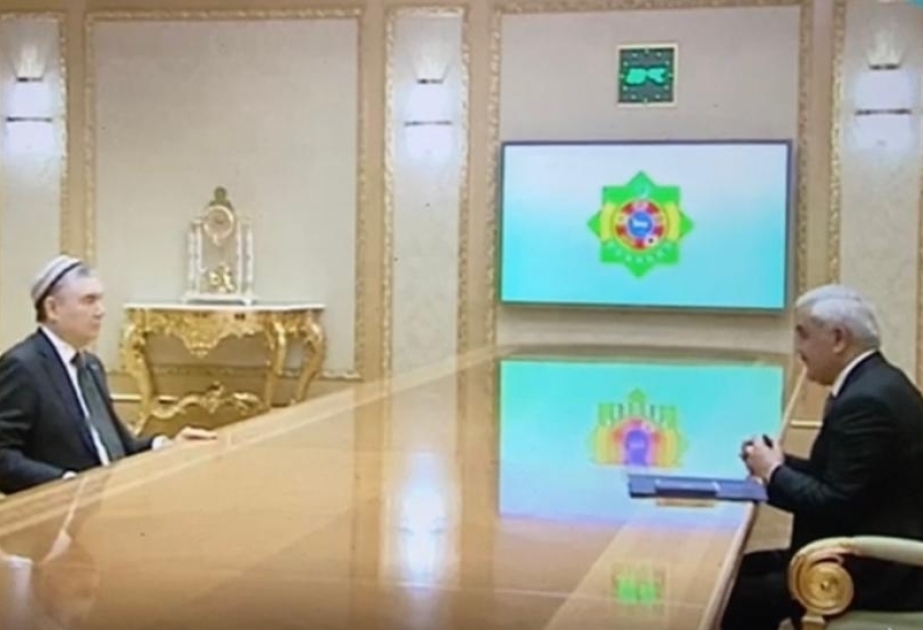 El presidente de SOCAR se reúne con el presidente de Turkmenistán