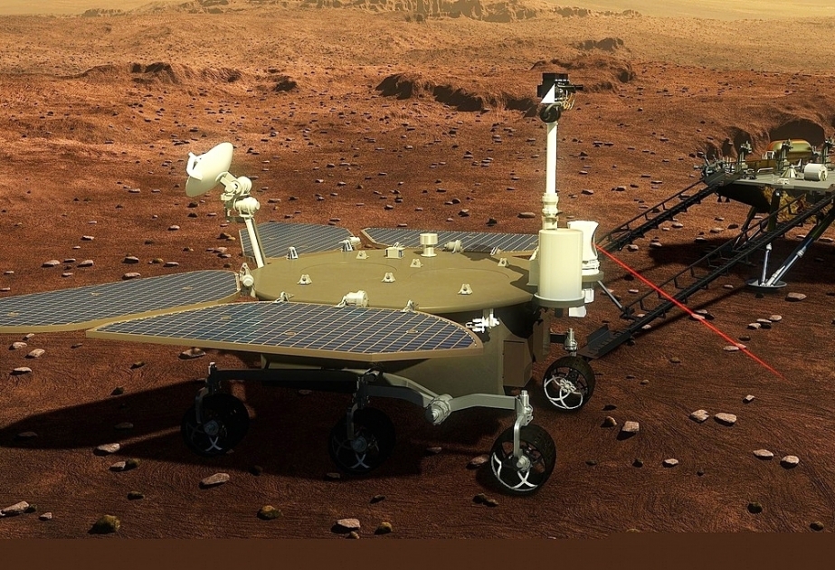 La sonda china aterriza en Marte
