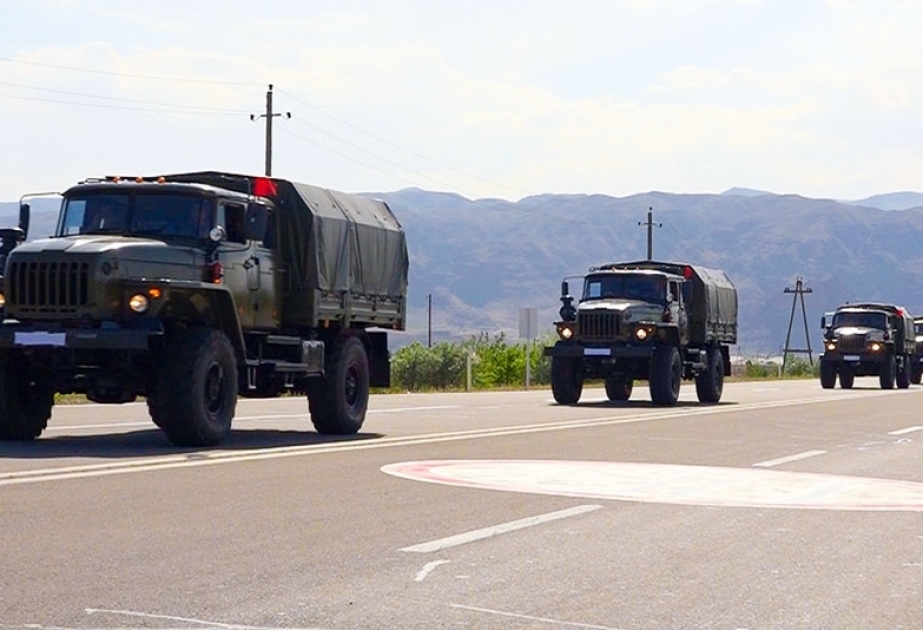Las tropas de la guarnición de Najchiván realizan ejercicios regulares de mando-personal