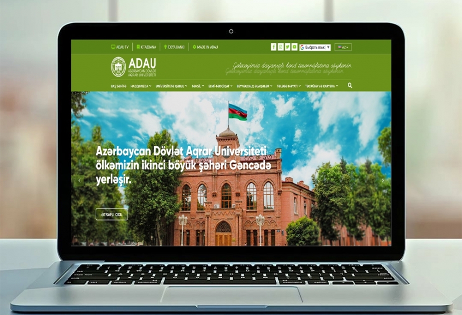 ADAU-nun yeni internet saytı istifadəyə verilib