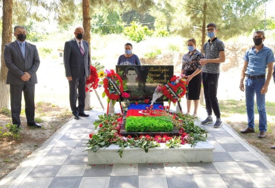 Yevlaxda Vətən müharibəsi şəhidi Bəxtiyar Bəkirovun xatirəsi anılıb