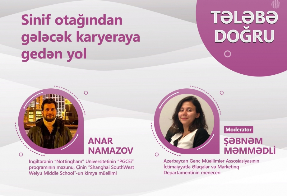 “Tələbə doğru” layihəsi çərçivəsində növbəti canlı yayım təşkil ediləcək