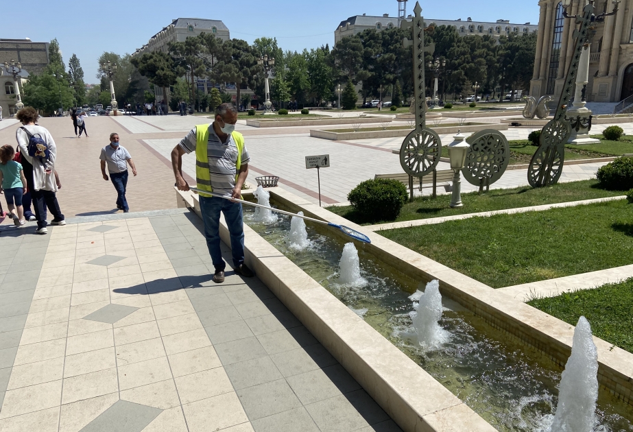 Los representantes de los medios de comunicación conocieron la ejecución del programa de obras públicas en el distrito de Absheron