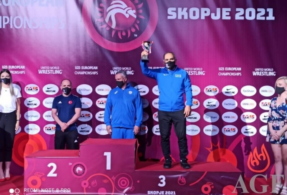 Sərbəst güləş üzrə Azərbaycan millisi Avropa çempionatında üçüncü olub