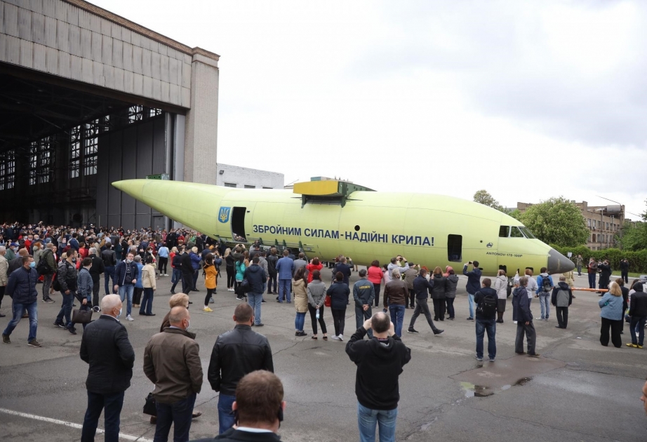 Ukrayna hərbi qüvvələri üçün “An-178” hərbi təyyarəsinin təqdimatı keçirilib