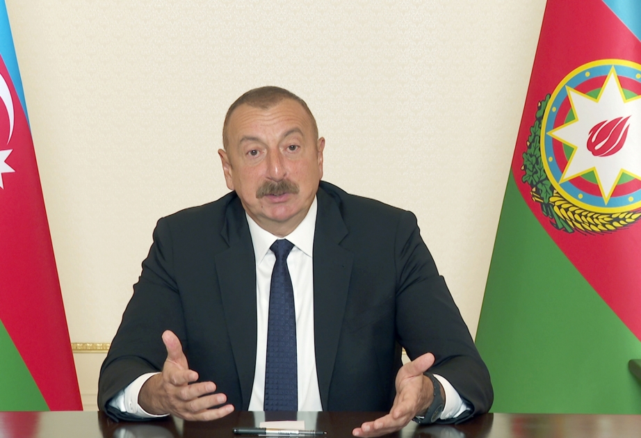 Ilham Aliyev asiste al debate web del Centro Internacional Nizami Ganjavi sobre el tema "El Cáucaso Meridional: Desarrollo regional y perspectivas de cooperación"
