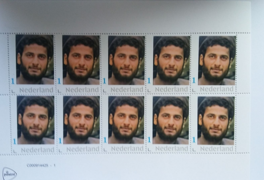 Amsterdamda Albert Aqarunovun xatirəsinə həsr olunmuş beynəlxalq poçt markası buraxılıb