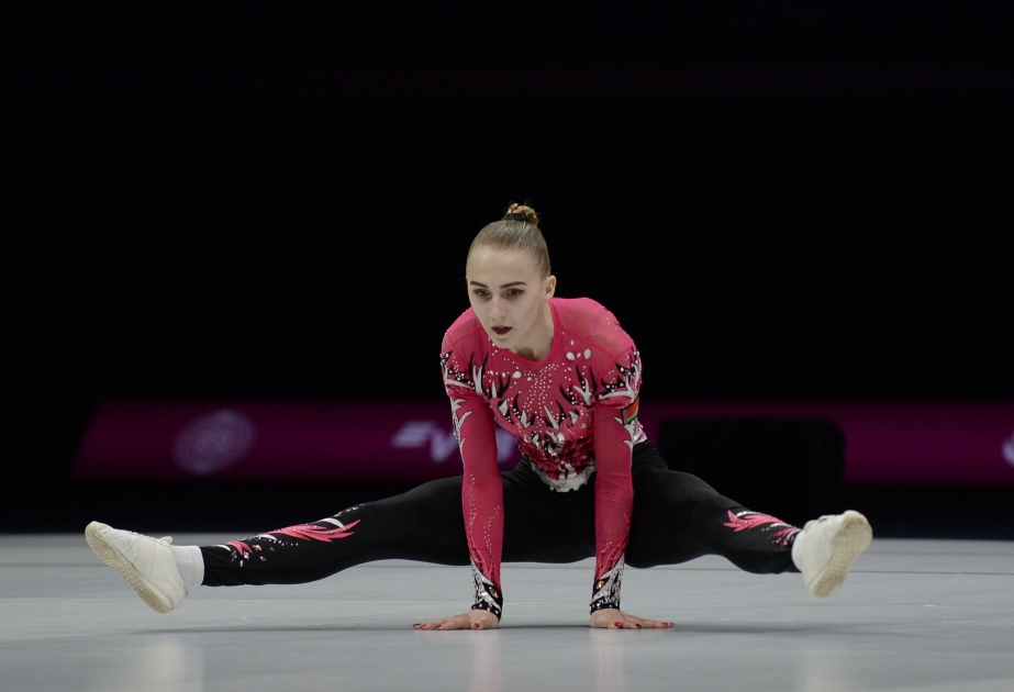 Comienzan las competiciones mundiales de gimnasia aeróbica por grupos de edad en Bakú