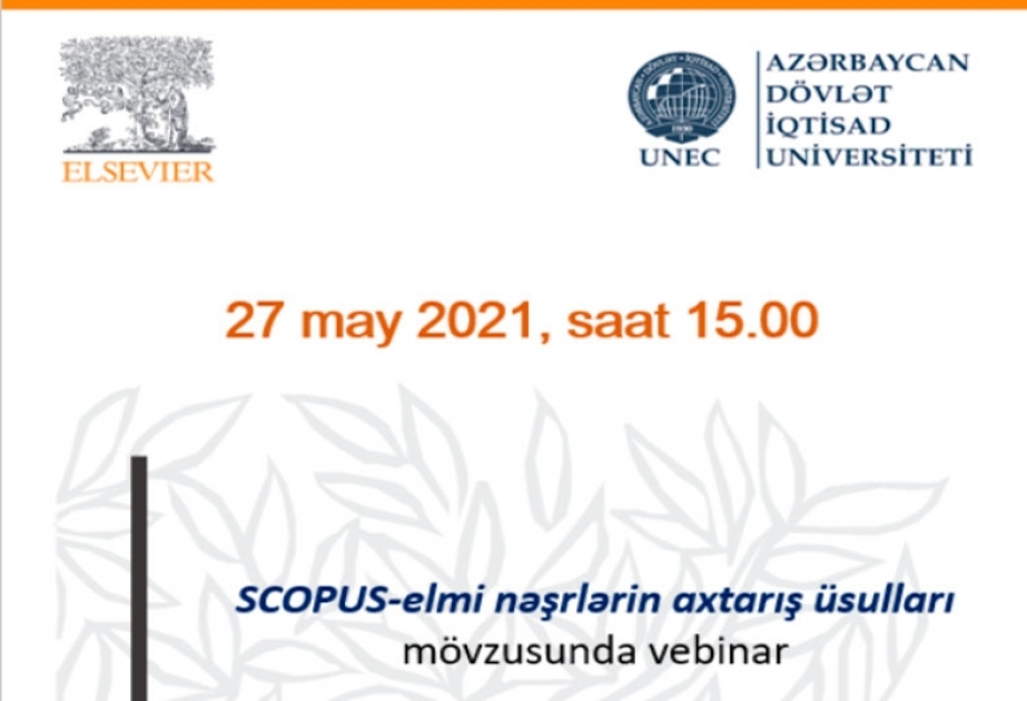 “Scopus” - elmi nəşrlərin axtarış üsulları mövzusunda vebinar