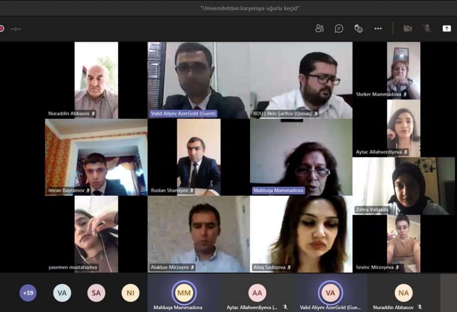 Azərbaycan Dövlət Neft və Sənaye Universitetində seminar: Universitetdən karyeraya uğurlu keçid