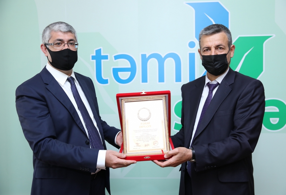 “Təmiz Şəhər” ASC ilin ən yaxşı müəssisəsi elan olunub