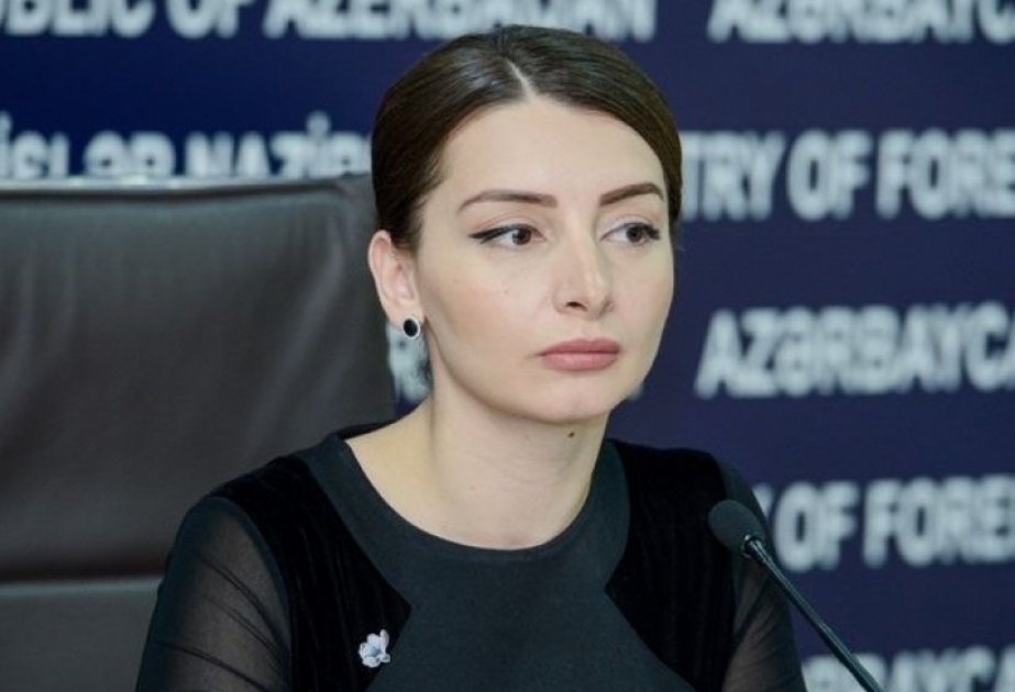 Leyla Abdullayeva: Ermənistan hələ də anlamır ki, bir ölkə öz ərazisini işğal edə bilməz, yalnız işğaldan azad edər