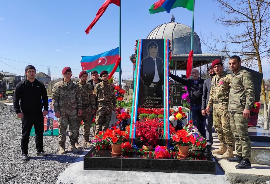Beyləqan rayonunda şəhid ailələri ziyarət olunub