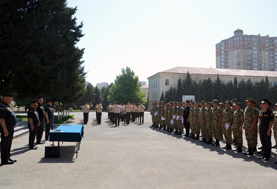 В Азербайджанской армии проведены соревнования по военному пятиборью