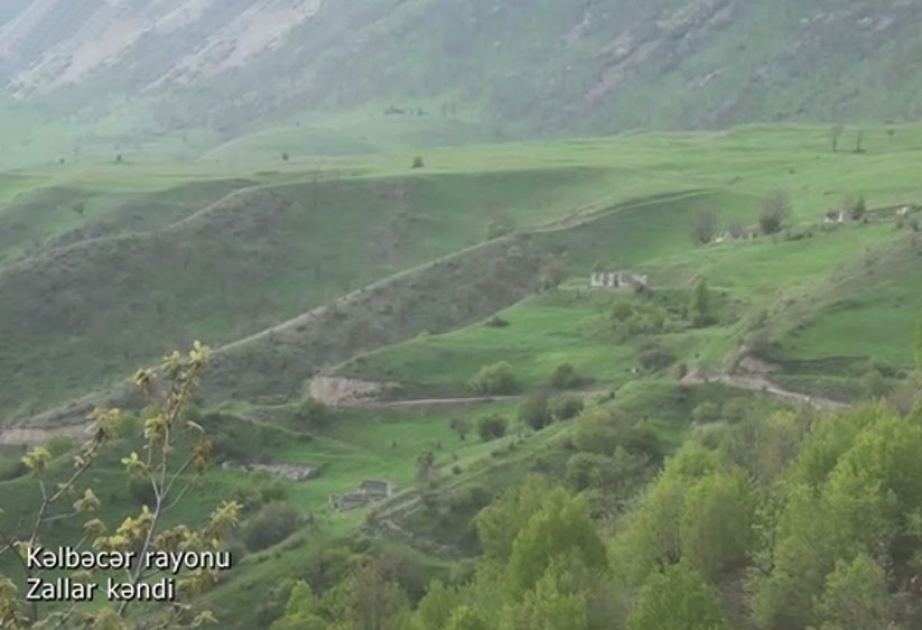 Defense Ministry releases video footages of Zallar village, Kalbajar district VIDEO