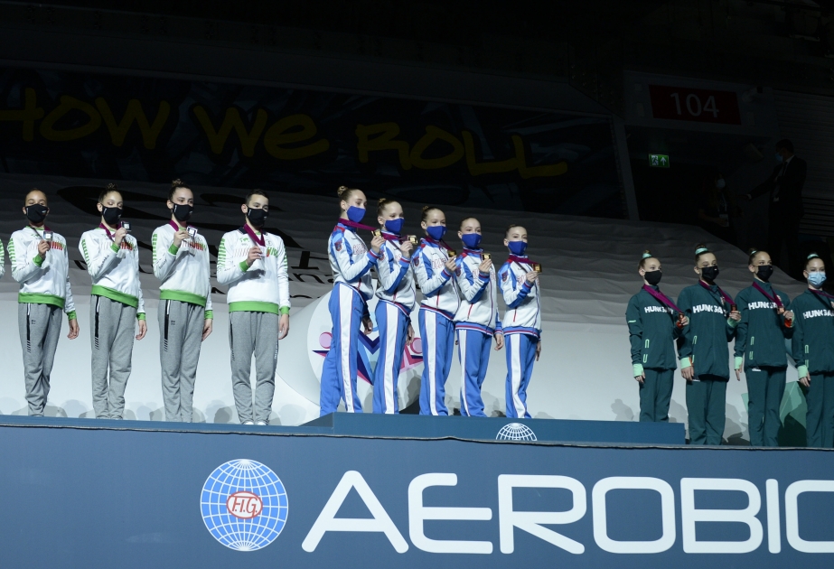 15-17 yaşlı gimnastlar arasında qrup yarışlarına yekun vurulub