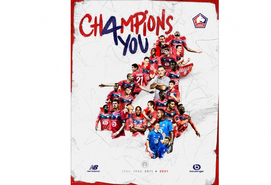 Lille win French Ligue 1 title