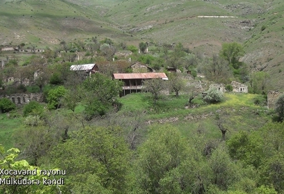 Azerbaijan’s Defense Ministry releases video footages of Mulkudara village, Khojavand district VIDEO