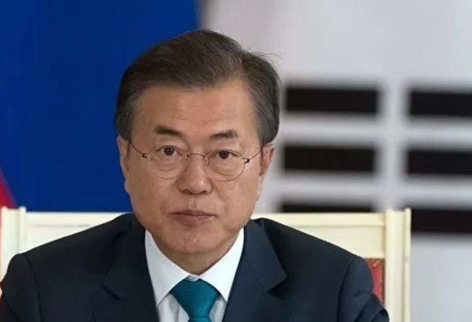 El Presidente de la República de Corea felicita al presidente de Azerbaiyán