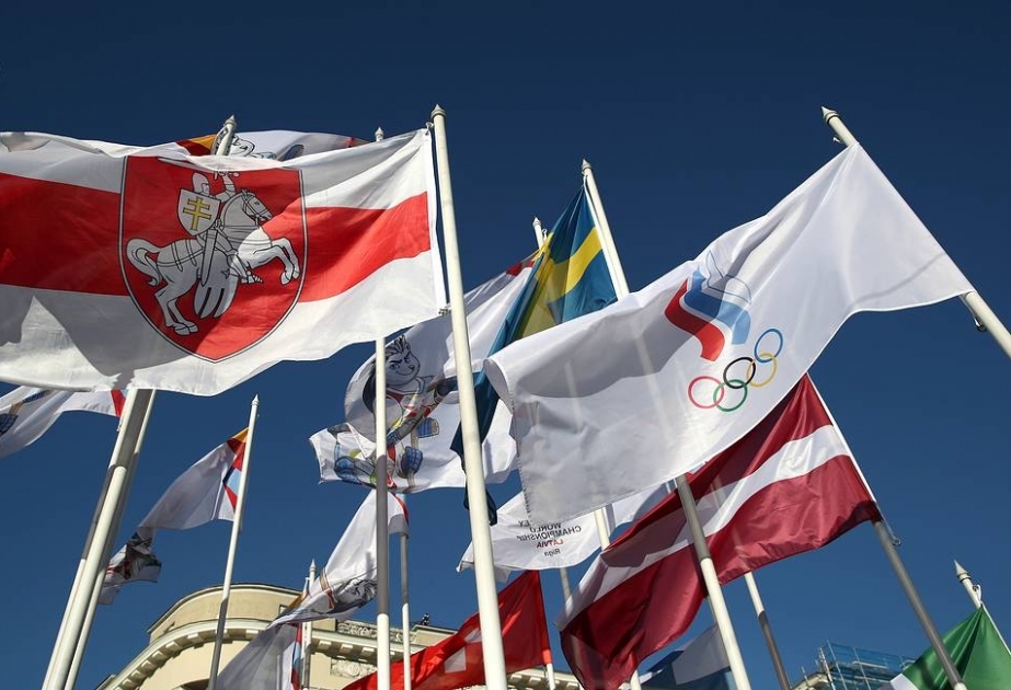 Мэрия Риги заменила флаги России на чемпионате мира по хоккею на символику ОКР