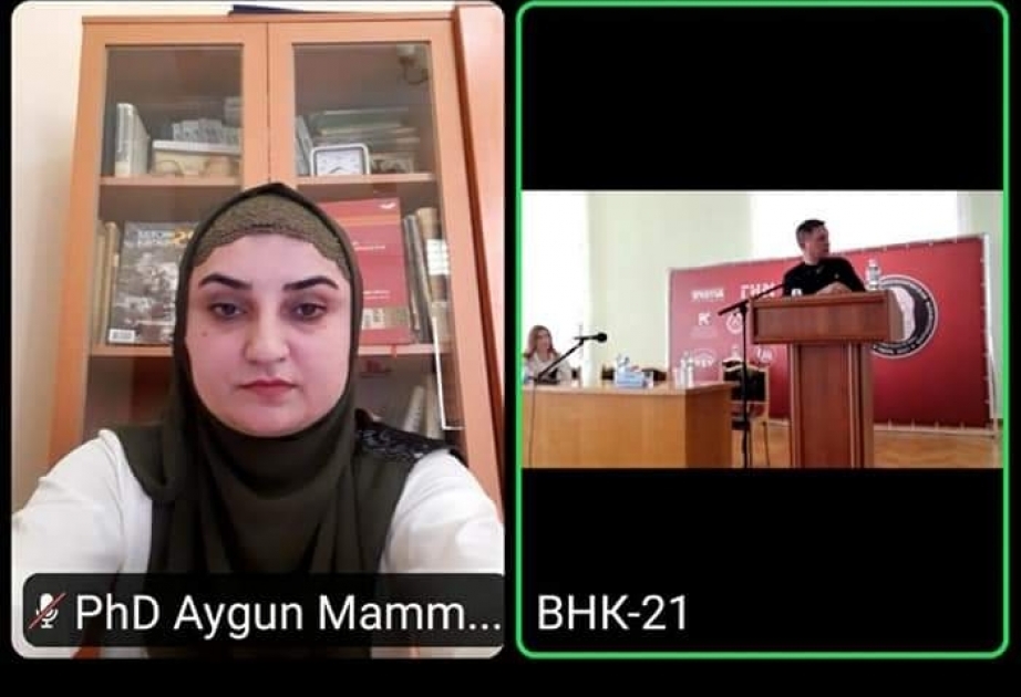 Tarix Muzeyinin əməkdaşı beynəlxalq konfransda məruzə edib