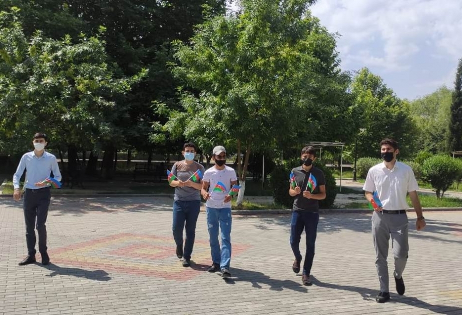 Masallıda Respublika Gününə həsr olunmuş “Bayraq” aksiyası keçirilib