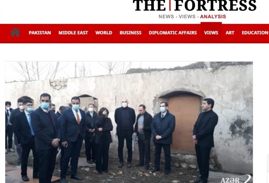 İşğaldan azad olunan ərazilərimizdə erməni vandallığı Pakistan mediasında işıqlandırılıb