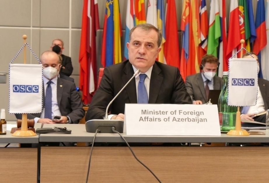 Canciller azerbaiyano se dirigió a una reunión especial del Consejo Permanente de la OSCE