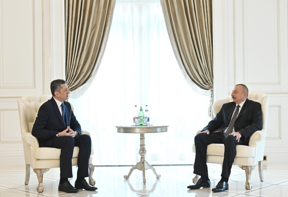 Prezident İlham Əliyev Türkiyənin milli təhsil nazirini qəbul edib  YENİLƏNİB VİDEO