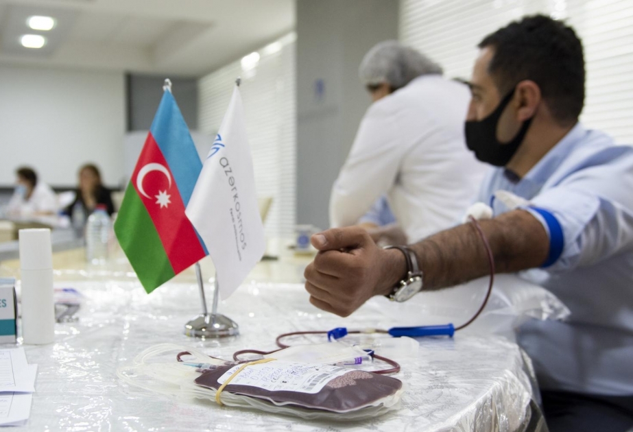 “Azərkosmos“da qanvermə aksiyası keçirilib