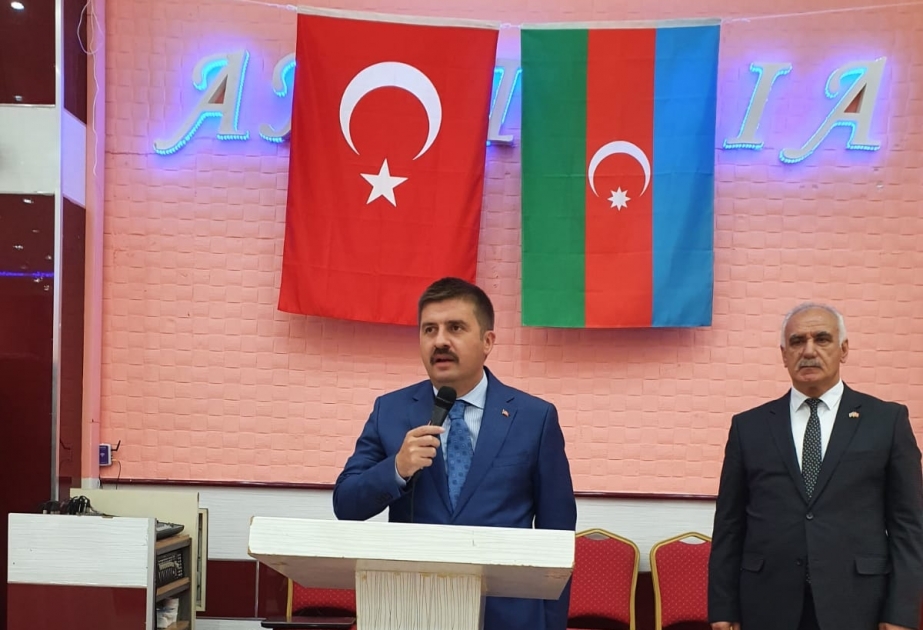 Respublika Günü münasibətilə Türkiyənin İğdır şəhərində bayram tədbiri keçirilib